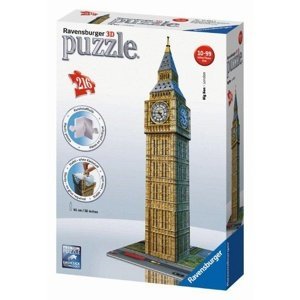 Ravensburger 3D puzzle Big Ben Londýn 216 dílků