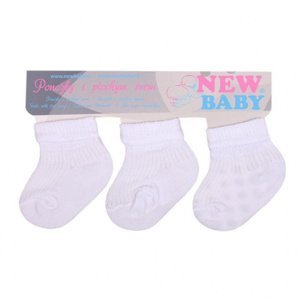 New Baby Kojenecké pruhované ponožky