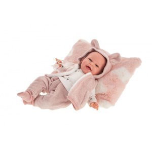 Antonio Juan 70150 CLARA- realistická panenka miminko se zvuky a měkkým látkovým tělem - 34 cm