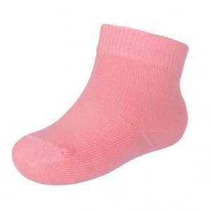 New Baby Kojenecké bavlněné ponožky růžové