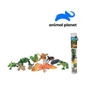 MADE Zvířátka v tubě měnící se 4 8 cm mobilní aplikace pro zobrazení zvířátek 10 ks