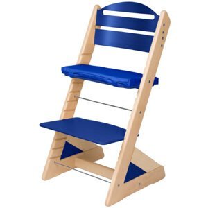 Dětská rostoucí židle JITRO PLUS bukovo - modrá