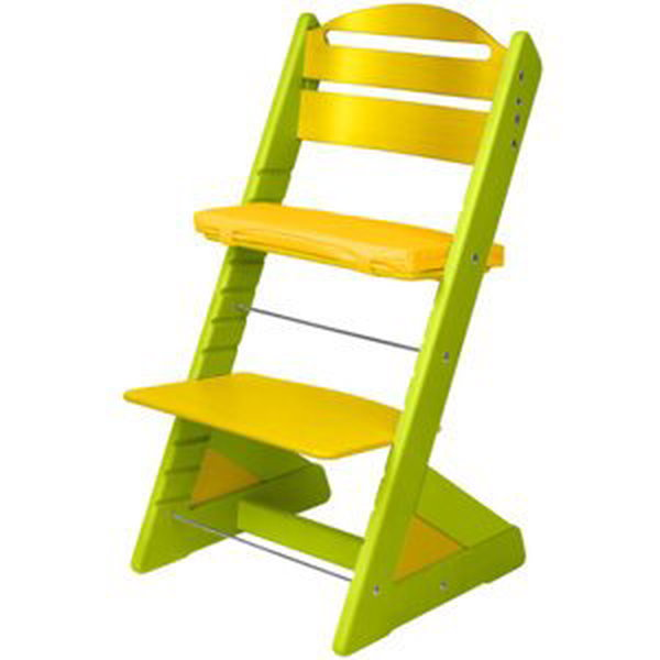Dětská rostoucí židle JITRO PLUS světle zeleno - žlutá