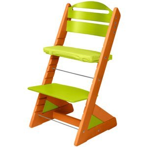 Dětská rostoucí židle JITRO PLUS třešňovo - světle zelená