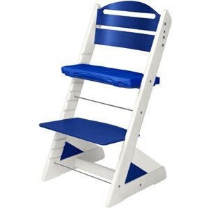 Dětská rostoucí židle JITRO PLUS bílo - modrá