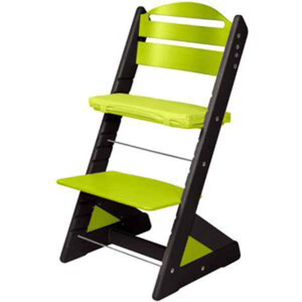 Dětská rostoucí židle JITRO PLUS černo - světle zelená