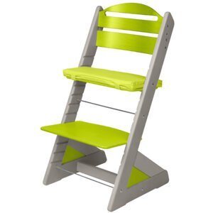 Dětská rostoucí židle JITRO PLUS šedo - světle zelená