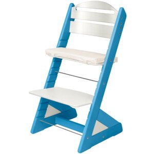 Dětská rostoucí židle JITRO PLUS světle modro - bílá