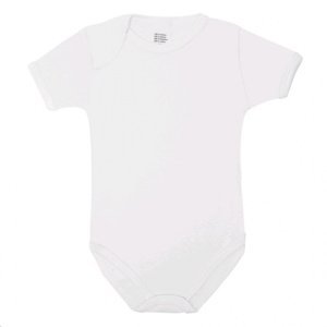 NEW BABY Luxusní body krátký rukáv New Baby bílé