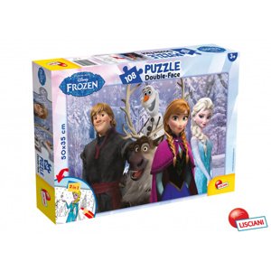 Liscianigiochi oboustranné 49301 Frozen Ledové království 108 dílků