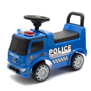 Dětské odrážedlo se zvukem Mercedes Baby Mix POLICE modré auto