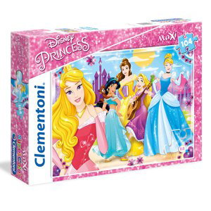 Clementoni Disney princezny MAXI 104 dílků