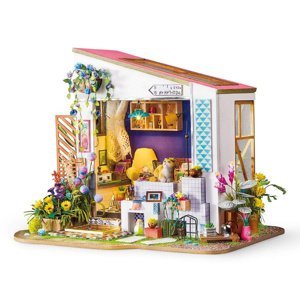 Robotime miniaturní domeček - Veranda miniatura LED DIY 1:24