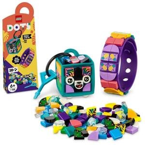 Lego DOTS 41945 Neonový tygr náramek a ozdoba na tašku