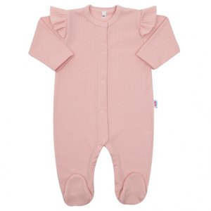 New Baby Kojenecký bavlněný overal Practical růžový holka