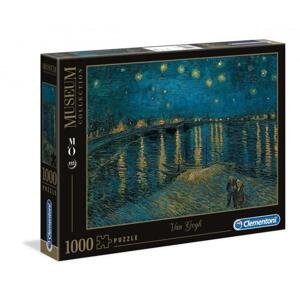 Clementoni Van Gogh Hvězdná noc nad Rhônou 39344 1000 dílků
