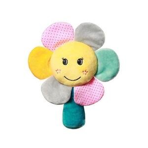 Baby Ono Rainbow plyšová hračka s chrastítkem Flower