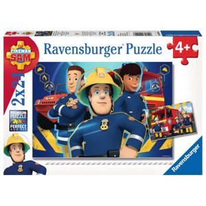 Ravensburger: Puzzle - požárník Sam: Přináší pomoc 2 x 24 ks