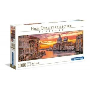 Clementoni: Puzzle 1000 ks panorama - Velký kanál - Benátky