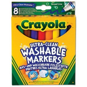 Crayola: omývatelné fixy 8 ks