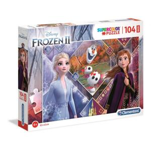 Clementoni: Puzzle 104 ks Maxi - Super Color Frozen Ledové království