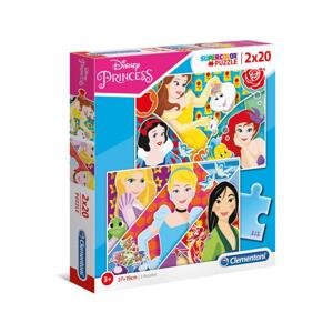 Clementoni: Puzzle 2 x 20 ks Super Color Princess