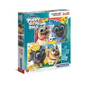 Clementoni: Puzzle 2 x 20 ks Super Color Puppy Dog