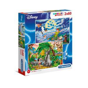 Clementoni: Puzzle 2 x 60 ks Super Color Disney Classic