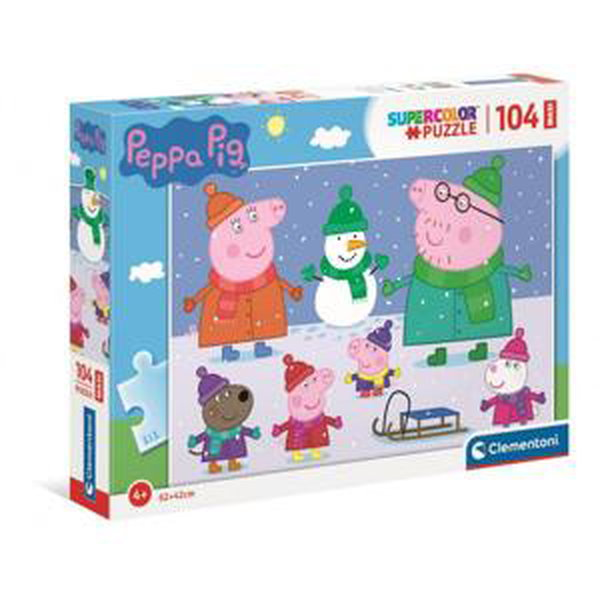 Clementoni - Puzzle 104 ks Maxi Peppa Pig