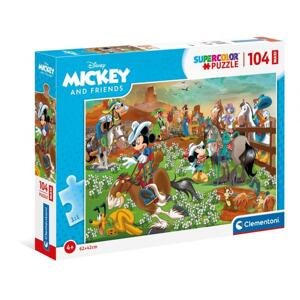 Clementoni - Puzzle 104 ks Maxi Mickey  Friends