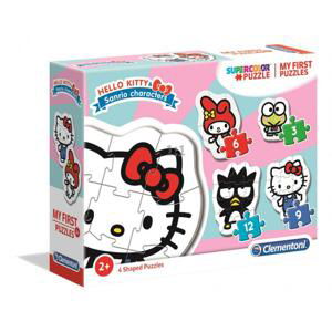 CLEMENTONI Moje první puzzle: Hello Kitty 4v1 2,3,4,5 dílků