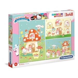Clementoni - Puzzle 3 x 48 ks Hello Kitty