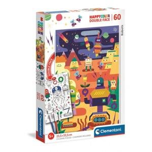 Clementoni - Puzzle 60 ks Happycolor Robot