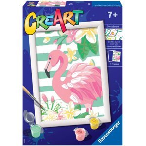 CreArt malování pro děti Růžový plameňák