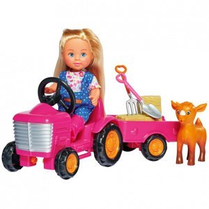 SIMBA panenka Evi farmářka s traktorem
