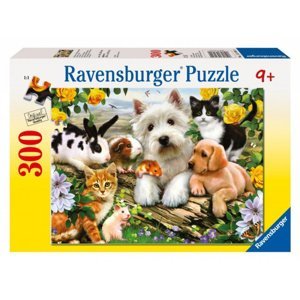 Ravensburger: Puzzle 300 ks - Šťastná zvířata