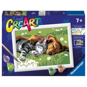 CreArt Spící pes a kočka