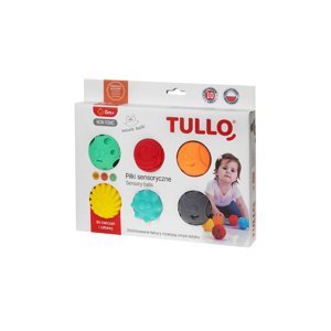 Tullo Edukační barevné míčky smajlíci