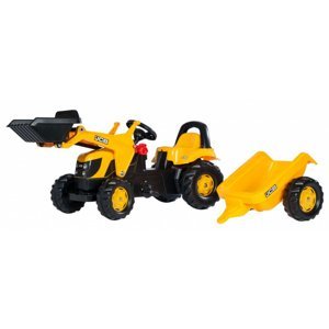 Rolly Toys rollyKid JCB šlapací traktor se lžící a přívěsem 2-5 let