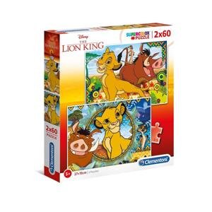 Clementoni: Puzzle 2x60 ks - Lví král