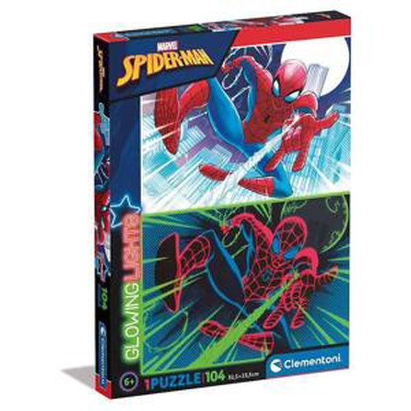 Clementoni Spiderman Puzzle 104 ks zářící