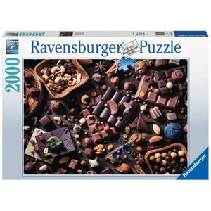 Ravensburger - 2D Puzzle 2000 dílků: Čokoládový ráj