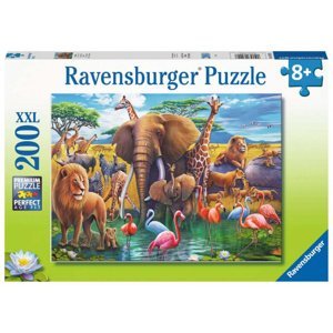 Ravensburger - Dětské 2D puzzle: Divoká zvířata 200 dílků
