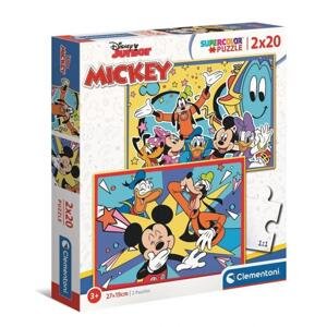 Clementoni: Puzzle 2x20 ks - Mickey