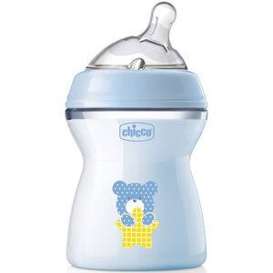 Chicco Natural Feeling kojenecká láhev modrá 250ml