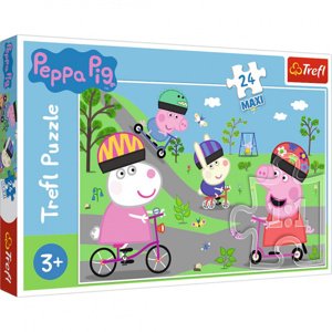 Trefl | Puzzle maxi 24 ks Peppa Pig na výletě