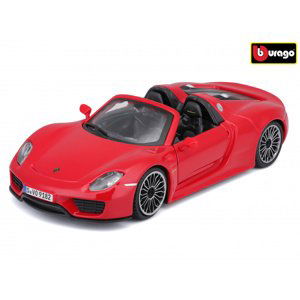 Bburago 1:24 Plus Porsche 918 Spyder Red