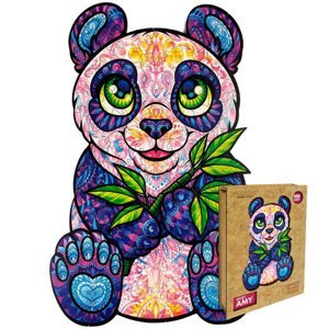 PUZZLER Dřevěné Sladká panda Amy 100 dílků
