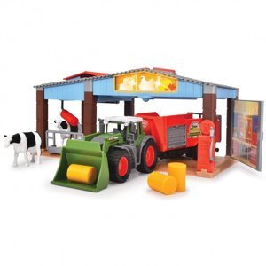 Dickie Farm Farm Station Traktor Farmer Cow