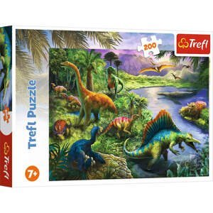 TREFL Puzzle 200 ks Draví dinosauři